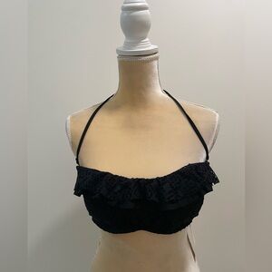 Bisou Bisou ruffled bikini top
